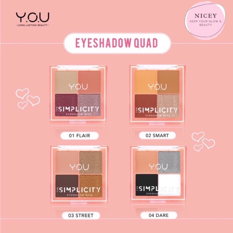 YOU The Simplicity Eyeshadow Quas / Y.O.U Makeups