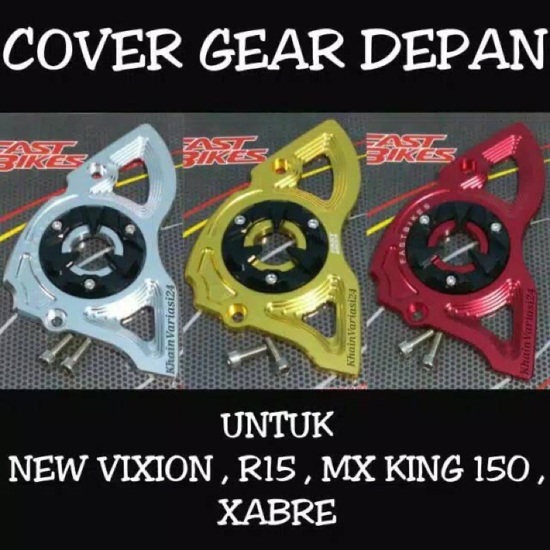 Tutup / Cover Gear Depan Vixion, Xabre, R15 v3, R15 V2, Mx King,