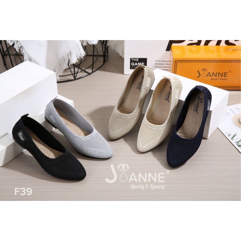 JOANNE Flyknit Flat Shoes F39 [ORIGINAL BRAND]