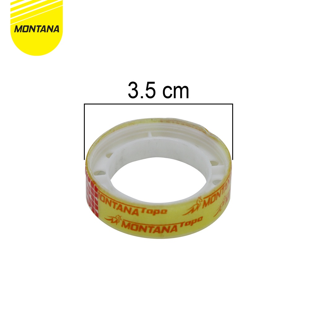 12PCS Isolasi / Selotip Bening MONTANA Stationery Tape Pita Perekat