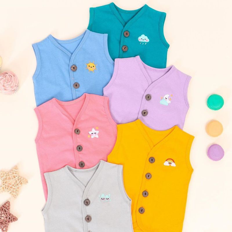 Mooi Sleeveless Button Set