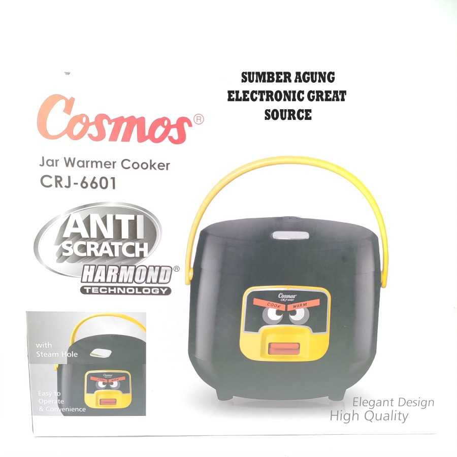 Cosmos CRJ6601 Magic Com Kecil Mini 0.8Liter Anti Gores Harmond 1 2 Or