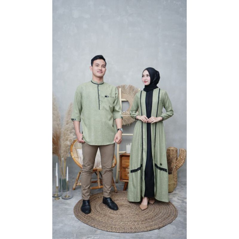 couple koko gamis katun madina