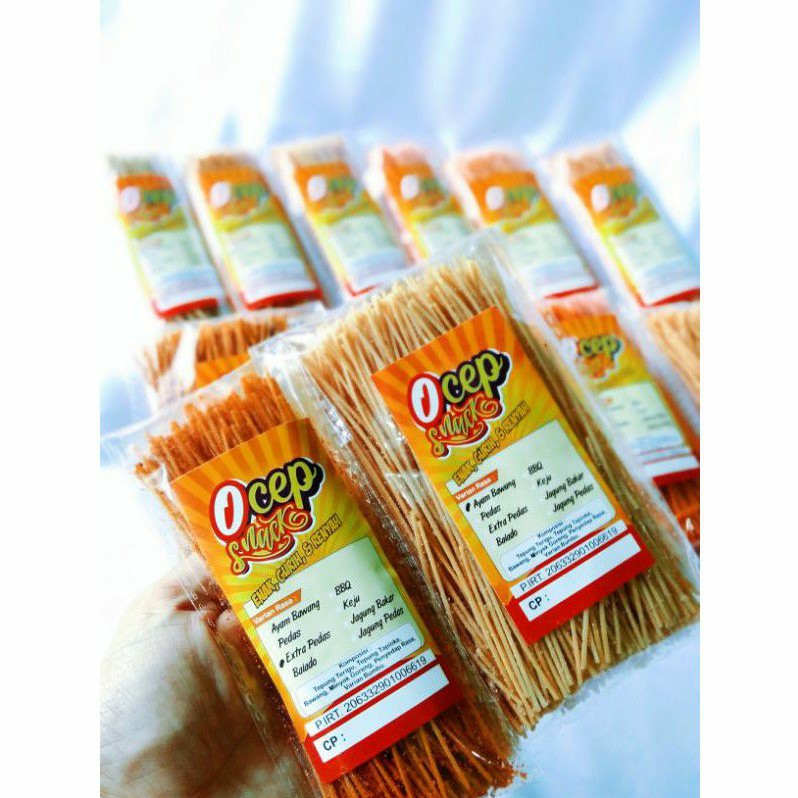 MIE LIDI / MAKARONI KEMASAN 40gr MURAH, ENAK, ANTI KERAS / MIE LIDI OCEP SNACK