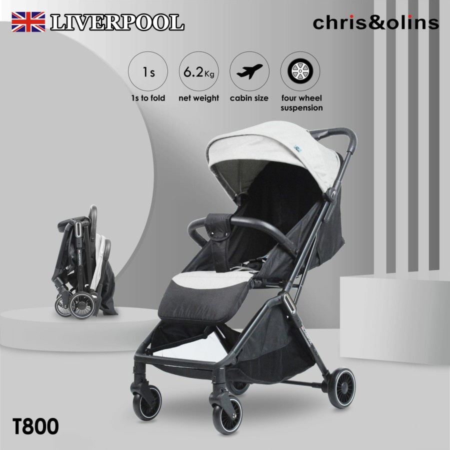 Stroller T-800 Liverpool Chris&amp;olins Kereta Dorong Bayi