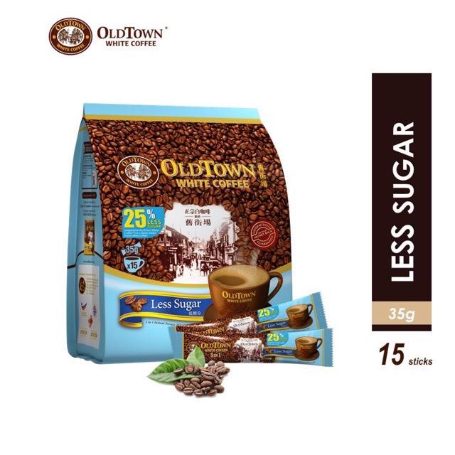 

DISKON - (BISA COD) Oldtown White Coffee Less Sugar (15Sticks x 1PacK) Old Town Less Sugar