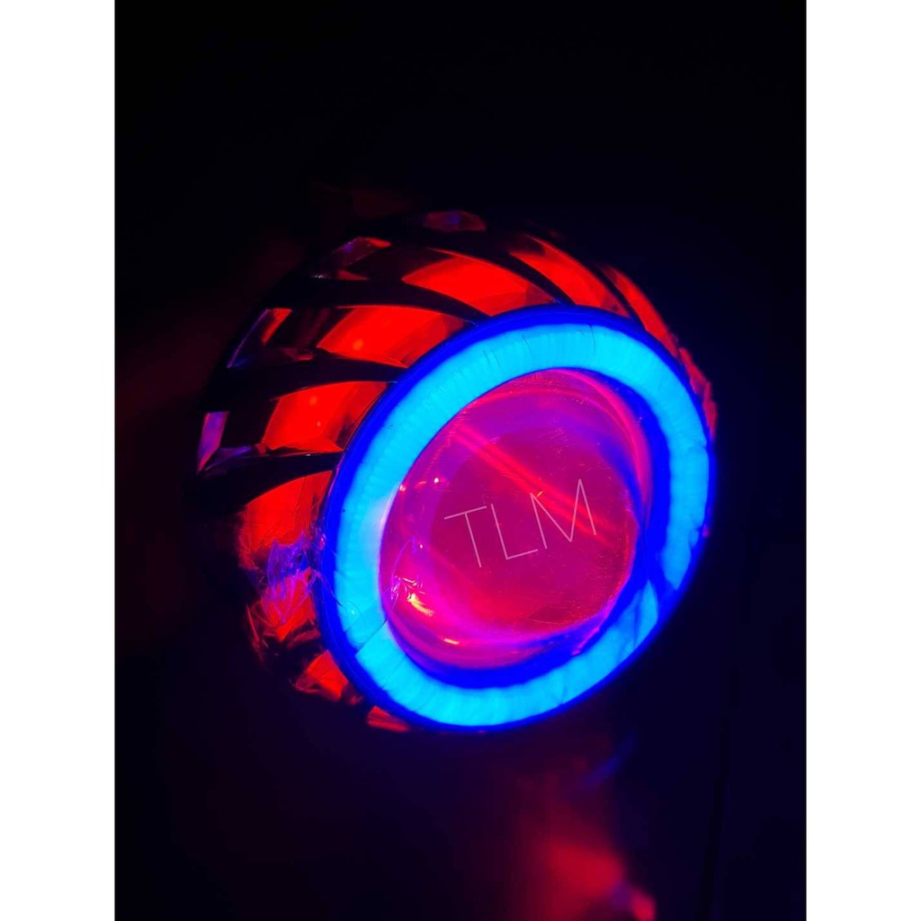 Lampu LED Projie Spiral Nanas Ulir Ae De RUNNING FLASH GERAK Angle Angel Demon Eye Spilar Motor-1