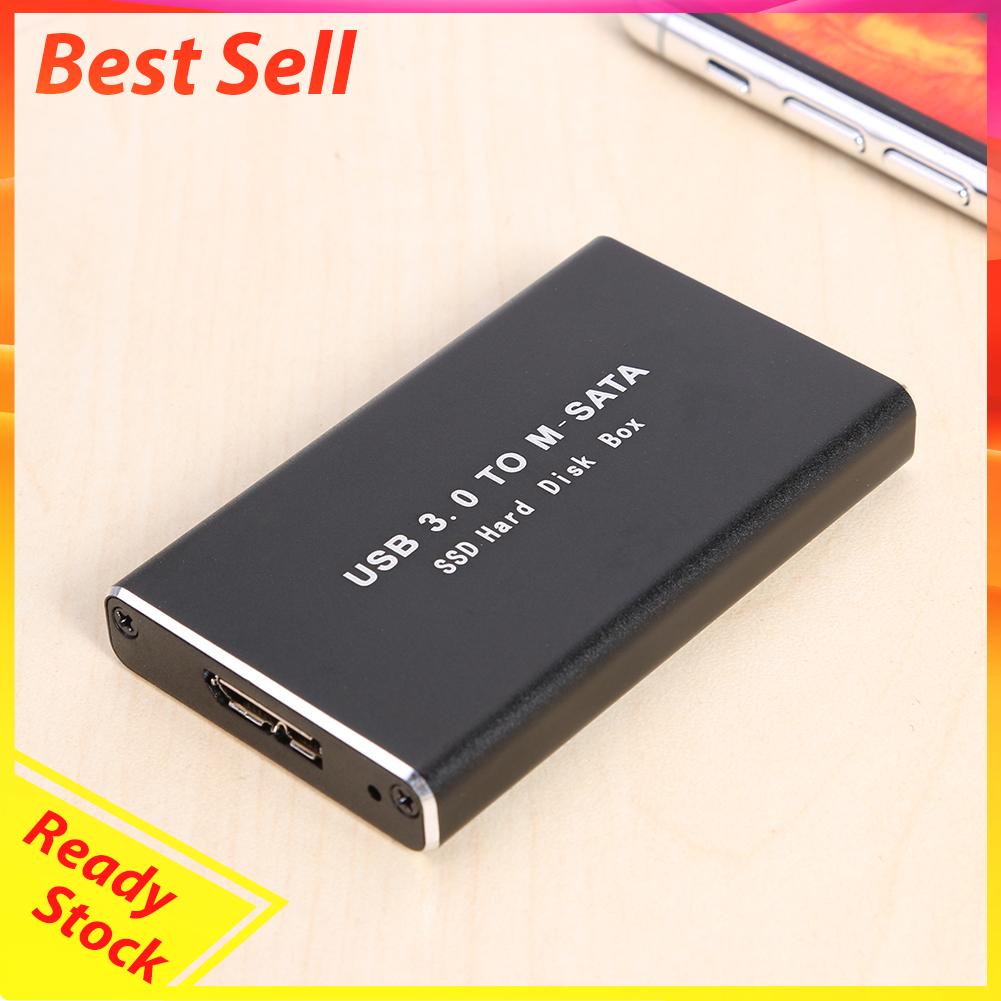 Casing Hardisk Eksternal Mini SSD USB 3.0 Ke mSATA