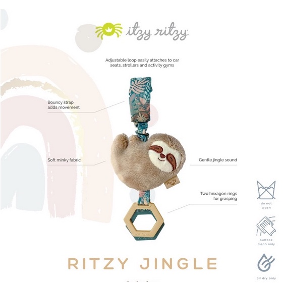 Itzy Ritzy | RITZY JINGLE - Travel Toys Mainan Soft Rattle Baby Kids Lucu Boneka Toy Gigitan Anak