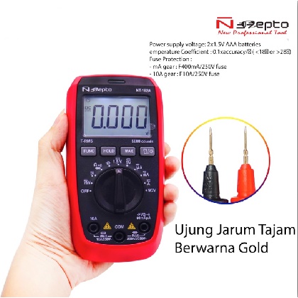 Multitester Digital Nepto NT-102A Avometer NT 102A Multimeter