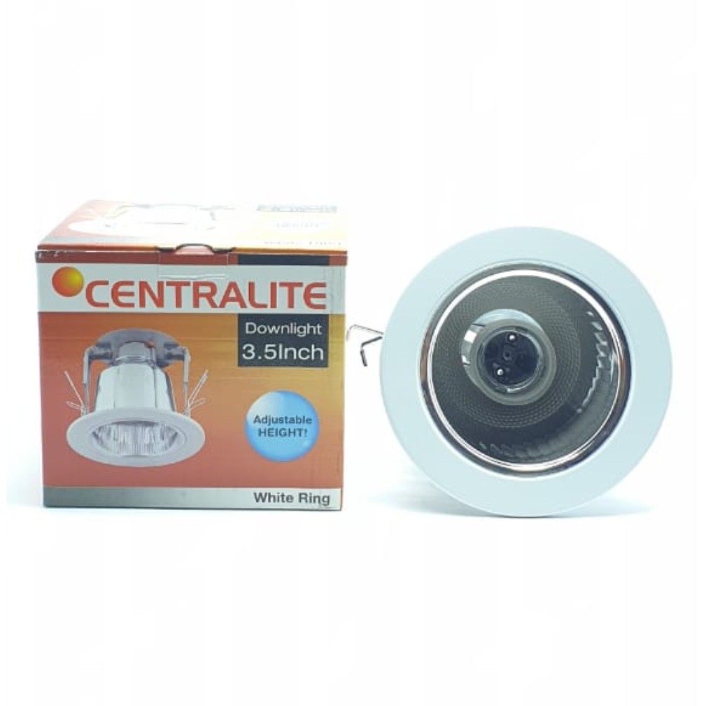 CTL DL 3,5&quot; Inch PUTIH  Down Light  3,5&quot; 2 Kaki (Bisa Stel) Fiting Rumah Lampu Led Kualitas Bagus