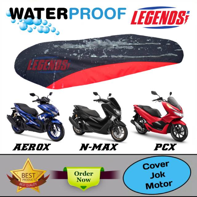 Cover Jok/Sarung Mantel Jok Motor AEROX,NMAX,PCX Anti Air Waterproof