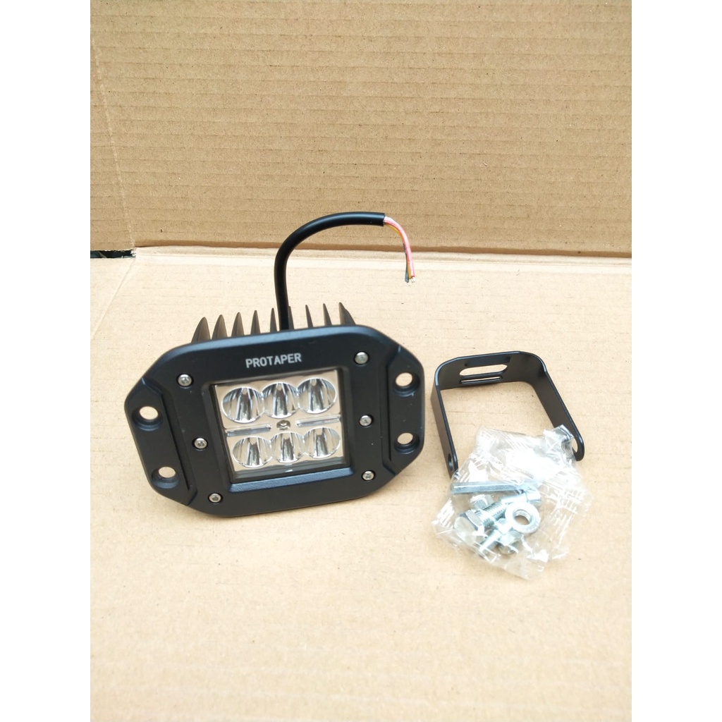 Lampu Bumper Mobil / Lampu Led Bumper Worklight 6 Titik / Lampu Bumper Mobil Offroad /lampu Tembak protaper Lampu Bumper 6 Led Universal / lampu Bumper Mobil 6 LED