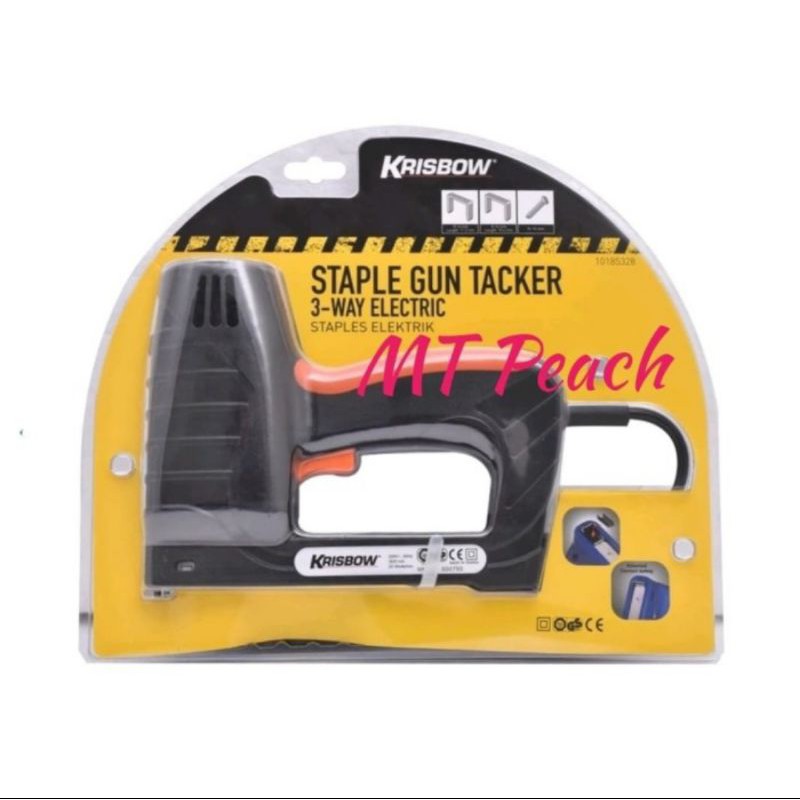 

KRISBOW STAPLE GUN STACKER 3WAY ELECTRIC STAPLER TEMBAK ELEKTRIK 3WAY