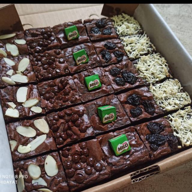 

Fudge brownies sekat