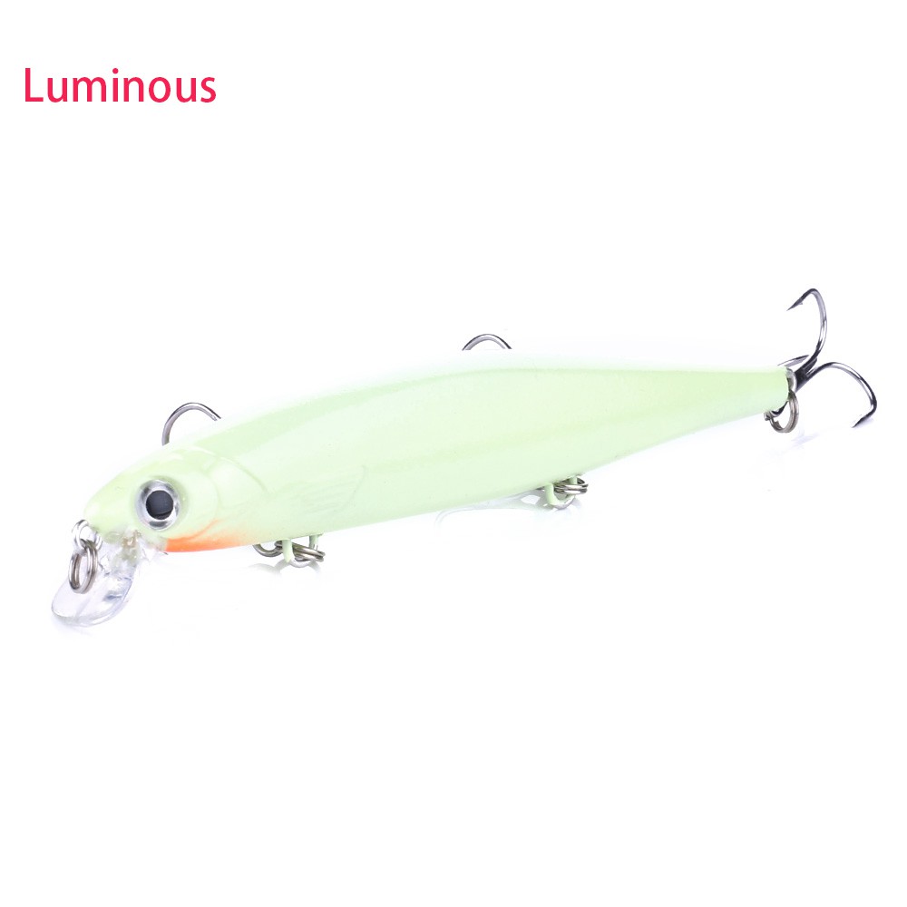 HENGJIA 10PCS Minnow Umpan Pancing Swimbait Ikan Fishing Lure 11cm/13g Wobbler Bait Tackle