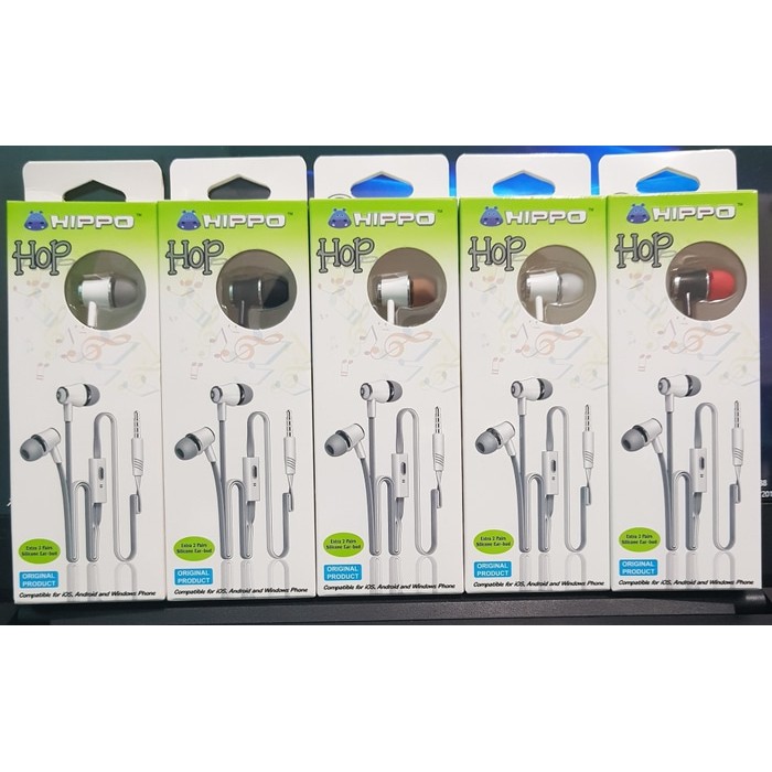 Headset Hippo HOP Original extra bass | Shopee Indonesia