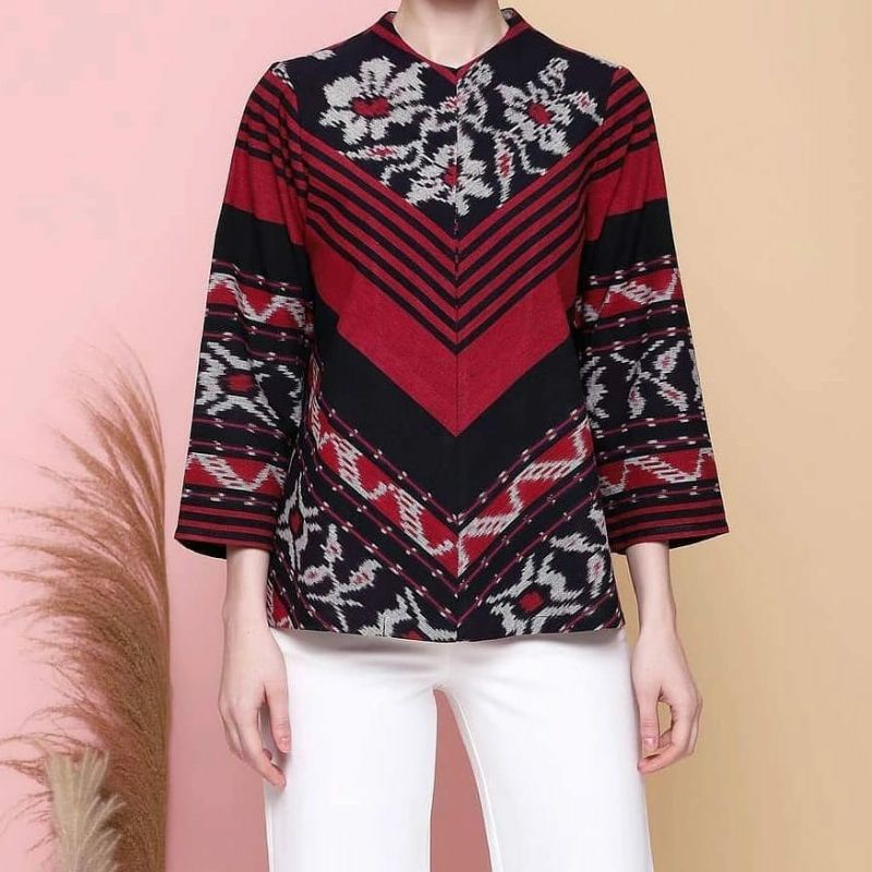 Baju Tenun Jepara/ Tenun Etnik/ Atasan Tenun/ Tenun NTT