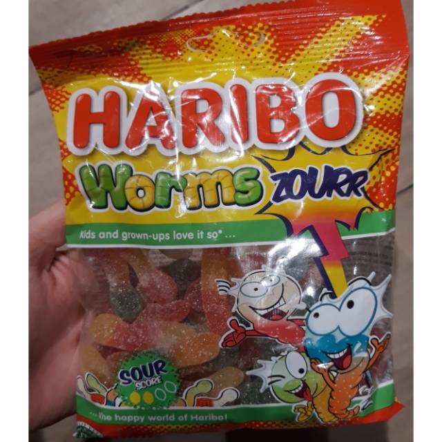 

Haribo Worms Zourr 160 gr