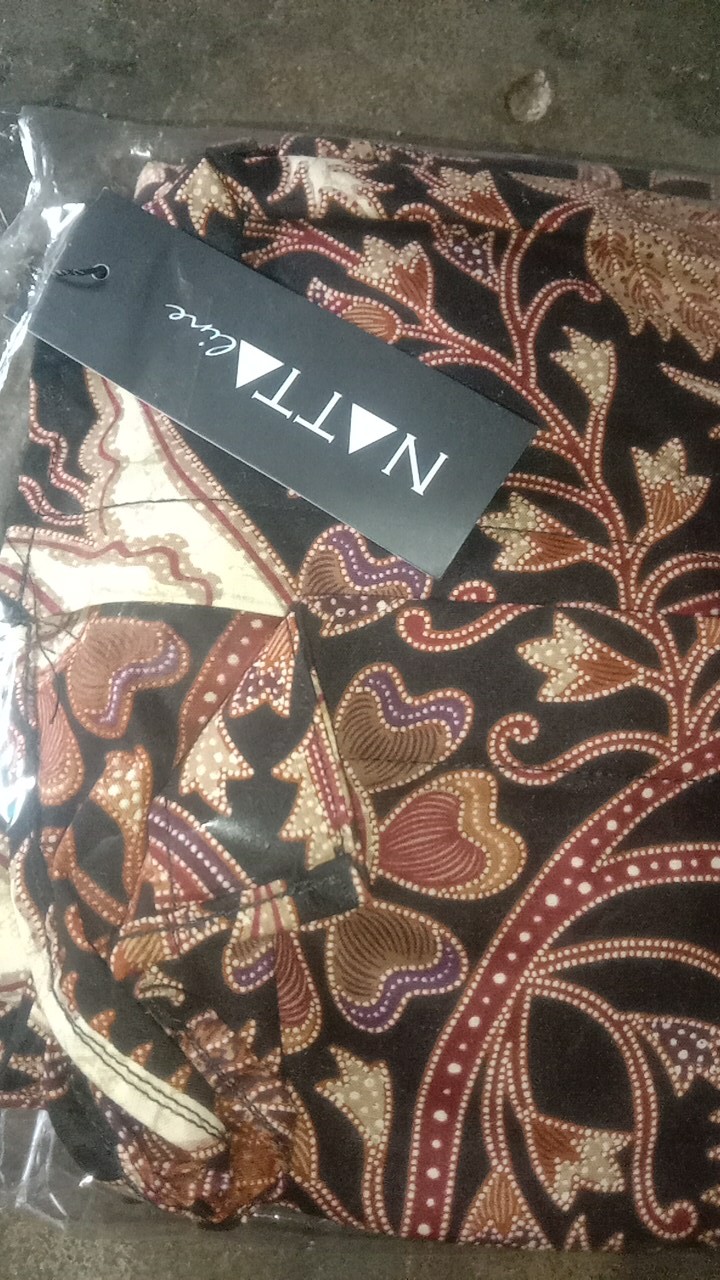 Kemeja Koko Batik Lengan Panjang Baturaden Series By Nattaline