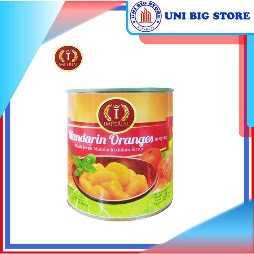 

Imperial Mandarin Orange - Jeruk Mandarin Kaleng Syrup 312 Gr