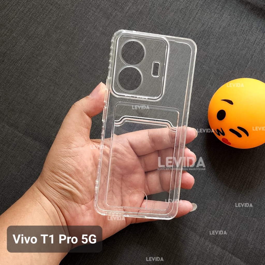 Case Slot Kartu / Card Case Bening Vivo Y17 Vivo Y12 Vivo Y15 Vivo Y12I Vivo Y11I