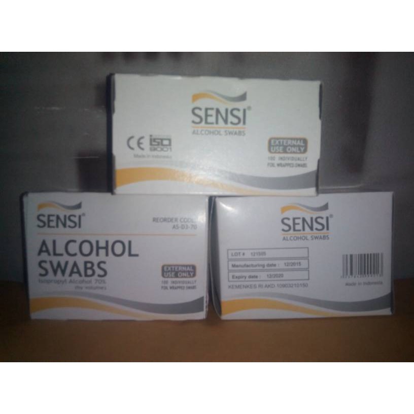 Alcohol swabs sensi