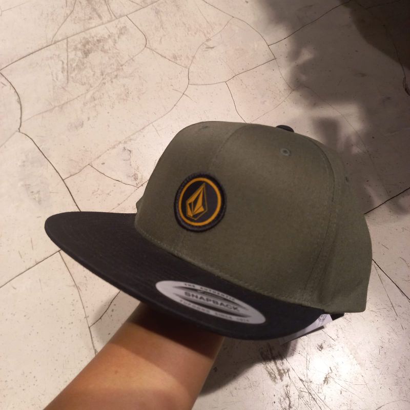 Topi Volcom Quarter Twill Cap - Military