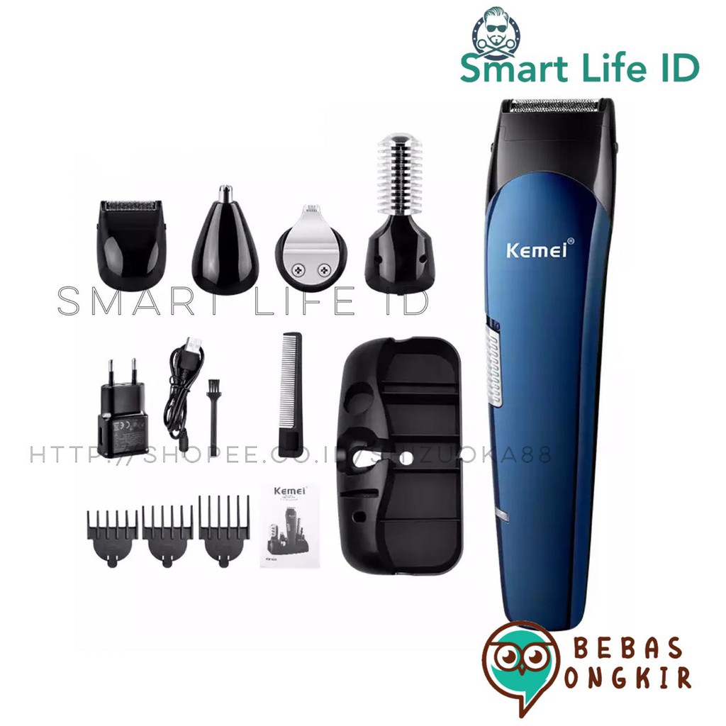 Kemei Alat Cukur Rambut KM 3590 550 600 690 2003 526 640 50311506 Hair Clipper Cukuran Multi Fungsi