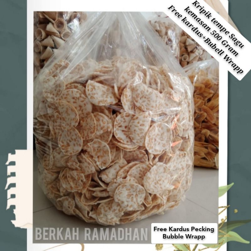 

KRIPIK TEMPE SAGU LANGSUNG PRODUKSI KHAS TRENGGALEK 500 GRAM