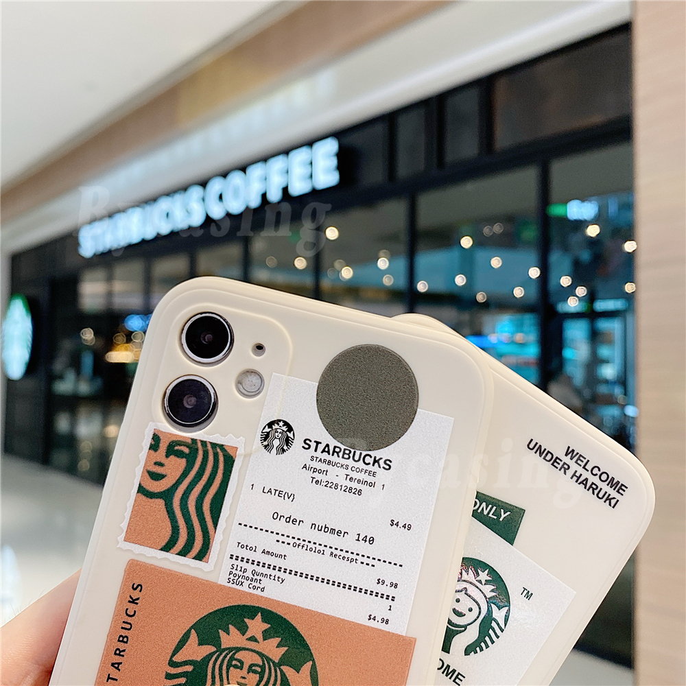 Casing Silikon Hp Redmi 10 Redmi 9t Redmi Note 10 Pro Note 9s Note 9 Note 8 Note 7 Xiaomi Poco M3 X3 Nfc Motif Starbucks