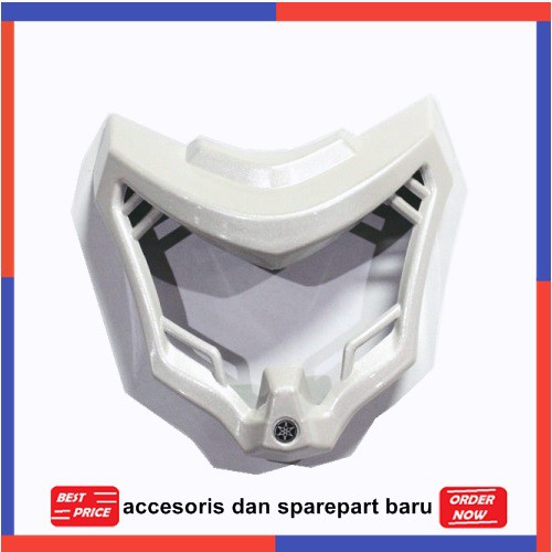 COVER LAMPU VIXION 2015 WARNA PUTIH AKSESORIS MOTOR RACING