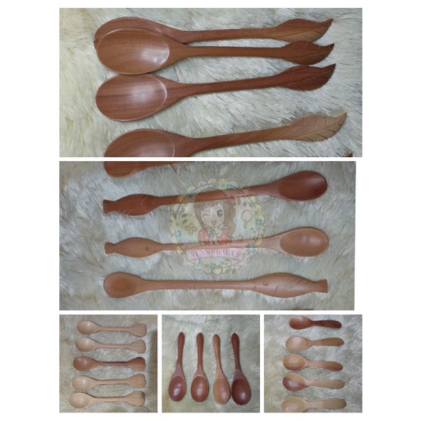Sendok Kayu Food Grade / Sendok Kayu Madu Motif