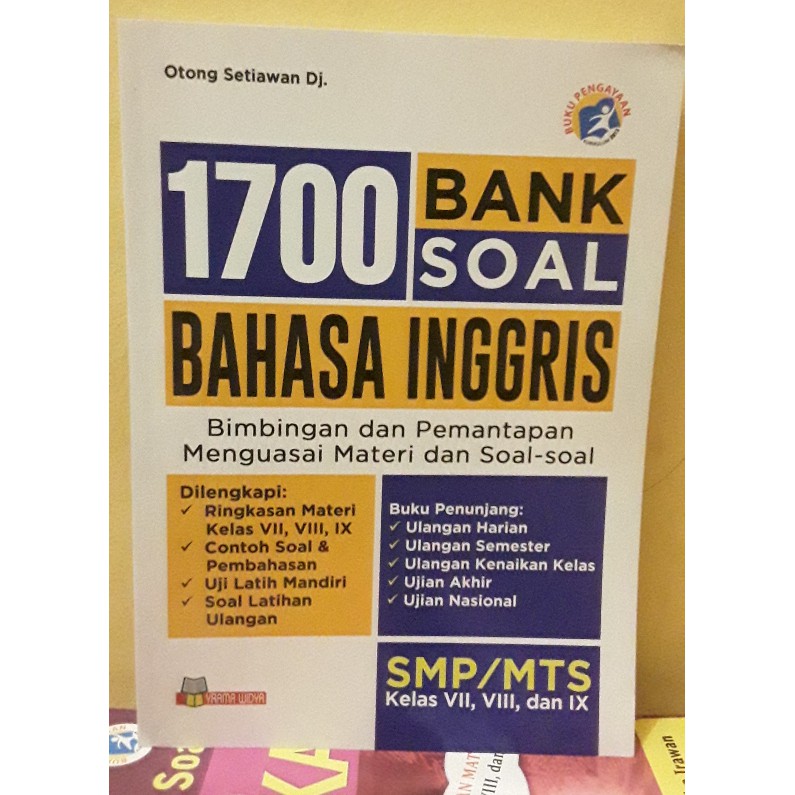 Buku Soal Smp Mts 1700 Bank Soal Bahasa Inggris Smp Mts Shopee Indonesia