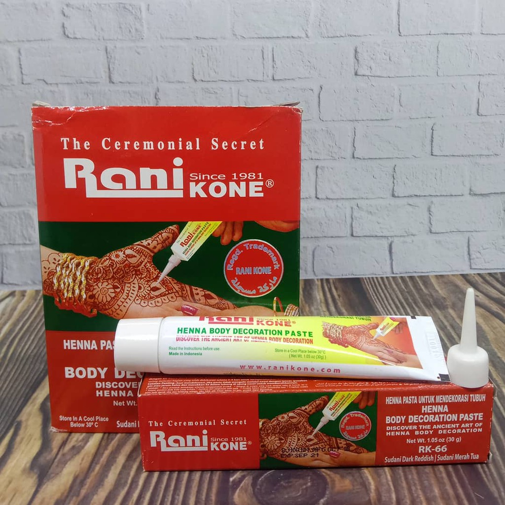 Rani Kone Henna 66 (1 lusin) 30 gr
