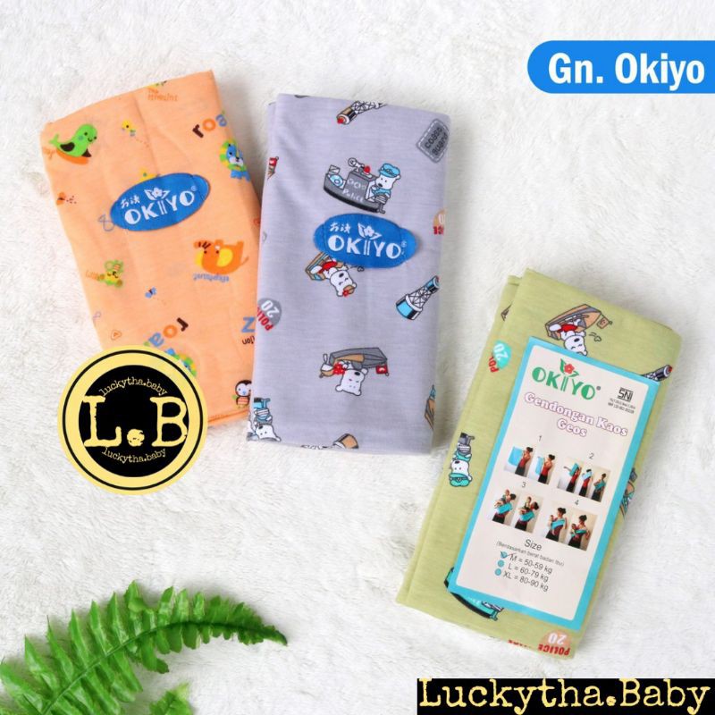 Gendongan instan bayi ful print / geos okiyo motif / geos okiyo / gendongan instan / gendongan
