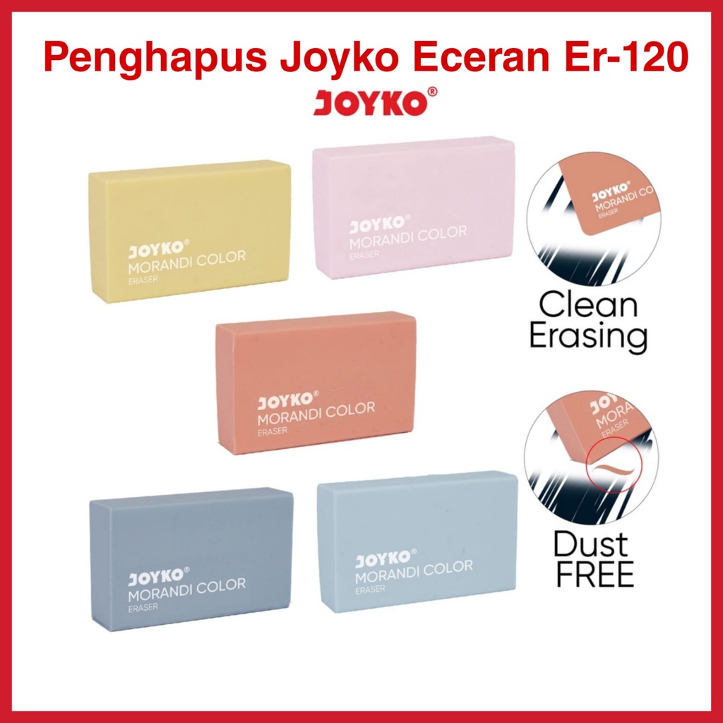 

PENGHAPUS ERASER JOYKO ER-120 MORANDI COLOR