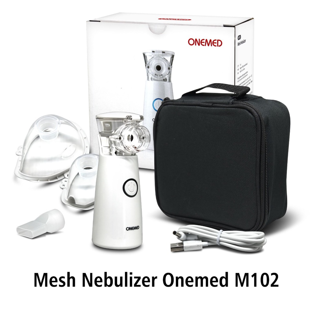 GARANSI 1 TAHUN NEBULIZER MESH ONEMED M 102 PORTABLE