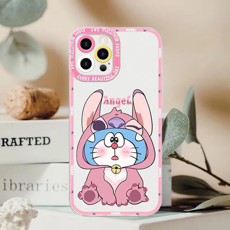 Soft Case Silikon Transparan Motif Kucing Cover IPhone 14 13 12 Pro Max 11 XS XR X 8 7 6S Plus