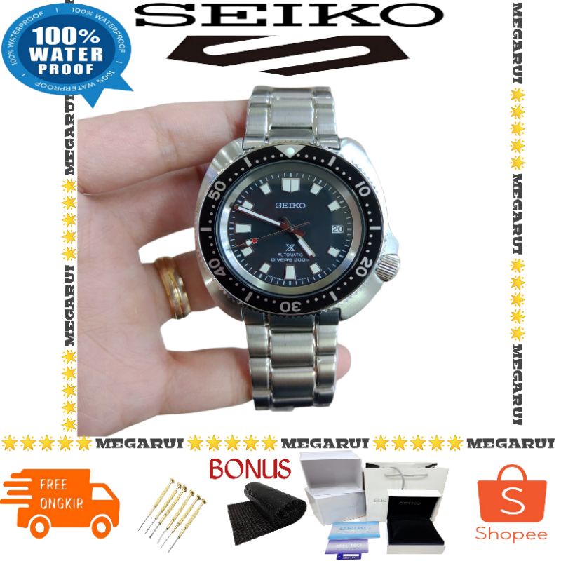 JAM TANGAN COWOK SEIKO PROSPEX X BLACK AUTOMETIC ORIGINAL