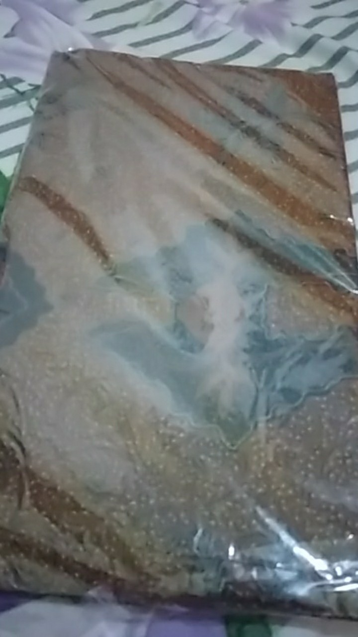 Kain Jarik Batik Solo (cabut Alusan) Motif Sogan Wahyu Tumurun