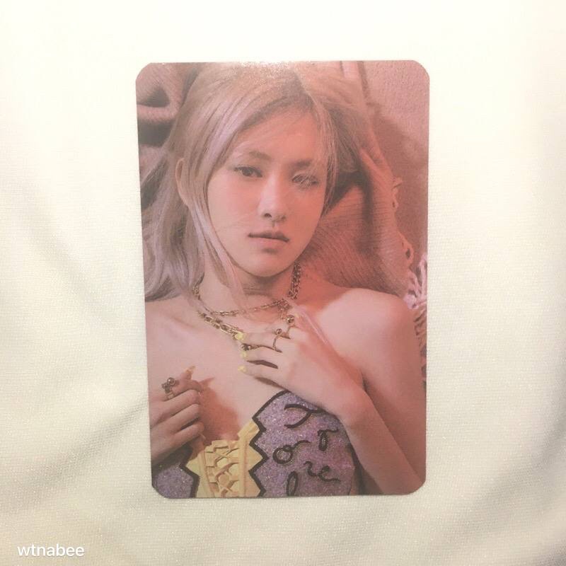 READY PC PHOTOCARD OFFICIAL ROSE R BENEFIT KTOWN