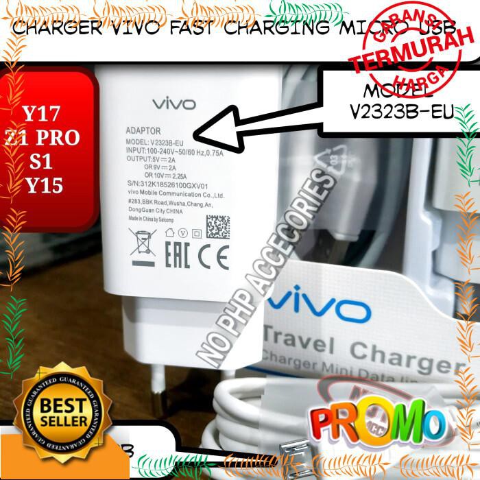 CHARGER VIVO FAST CHARGING Y17 Y15 Z1 PRO S1 USB MICRO ORI V2323B EU