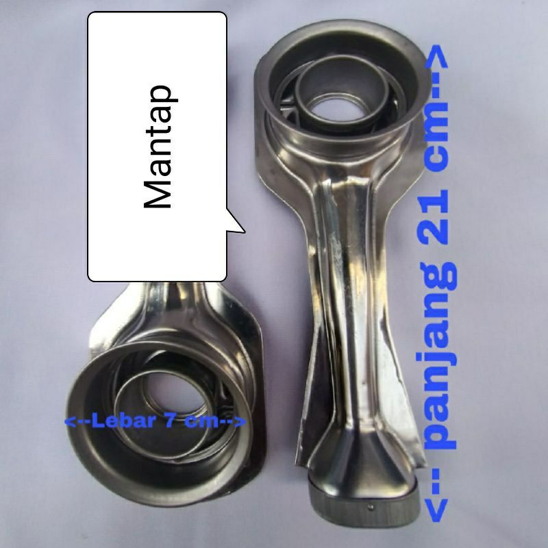 Tungku Buner  ,  7CM  , Cerobong rinnai 522 SET , 𝚃ungku  Kompor  , rinnai panjang dan burner