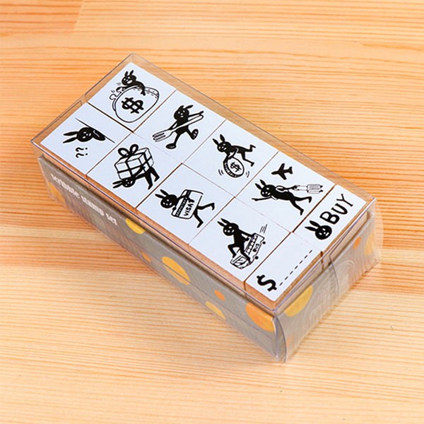 

MICIA Scribble Stamp Set - One's Spending Bunny