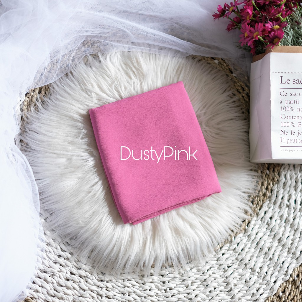 PASHMINA CERUTY BABYDOLL PREMIUM IMPORT-Dusty