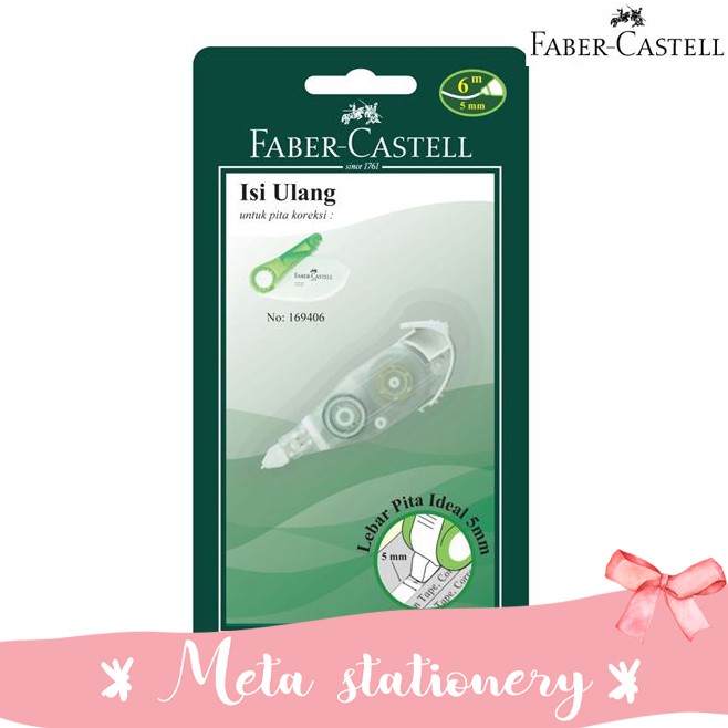 

Refill Correction Tape / Tipex kertas Faber Castell SR-506
