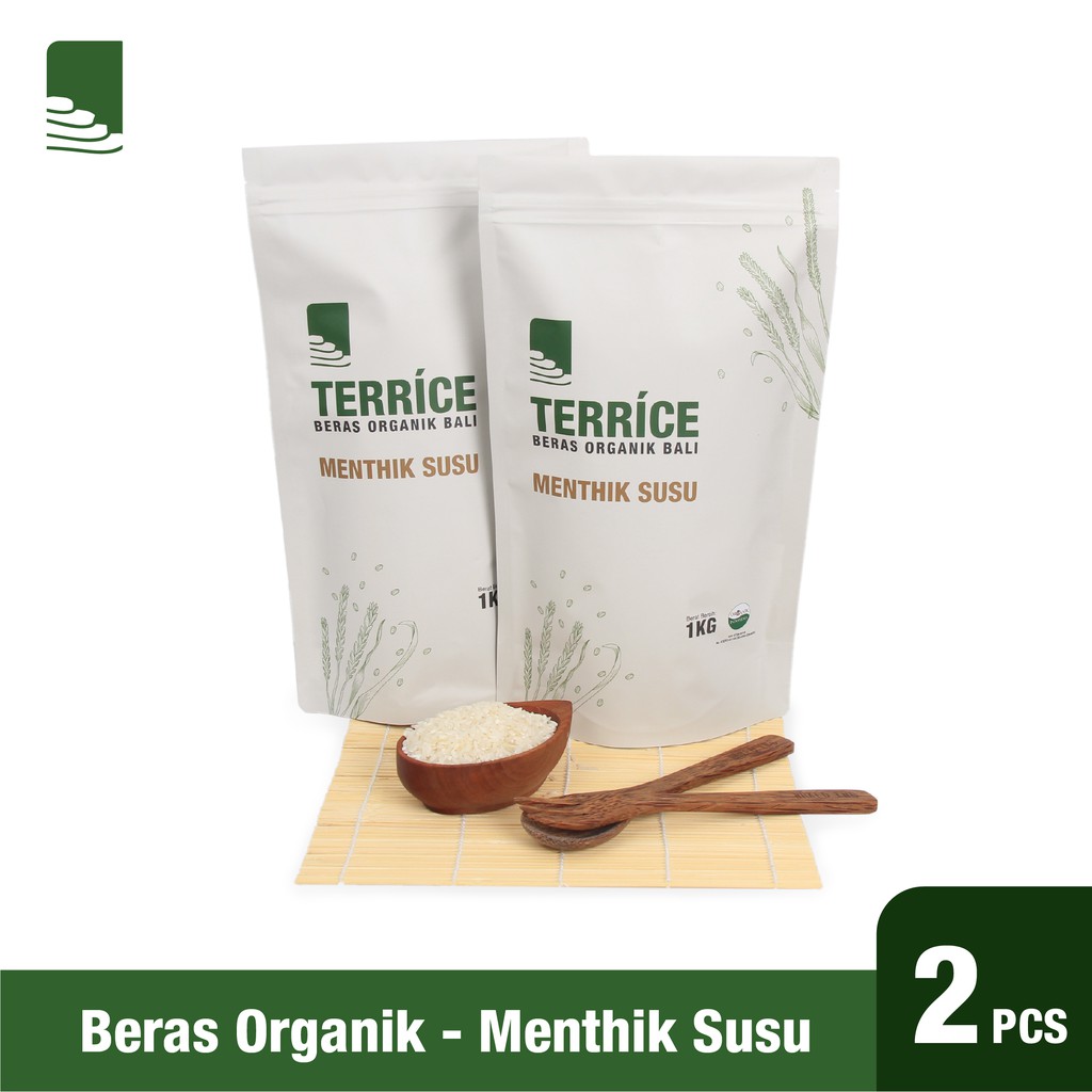 

TERRICE Paket Sembako Sehat Beras Putih Organik Menthik Susu isi 2 x 1Kg