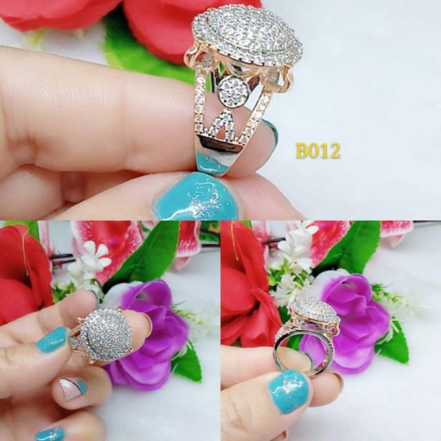 Cincin kombinasi Permata B010-013