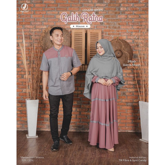 GAMIS GALIH RATNA RUBI HIJAB MOON • ALWA HIJAB